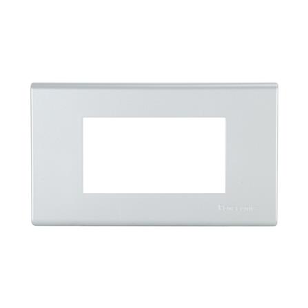 หน้ากาก 3 ช่อง PANASONIC WEG6803MW สีเงิน