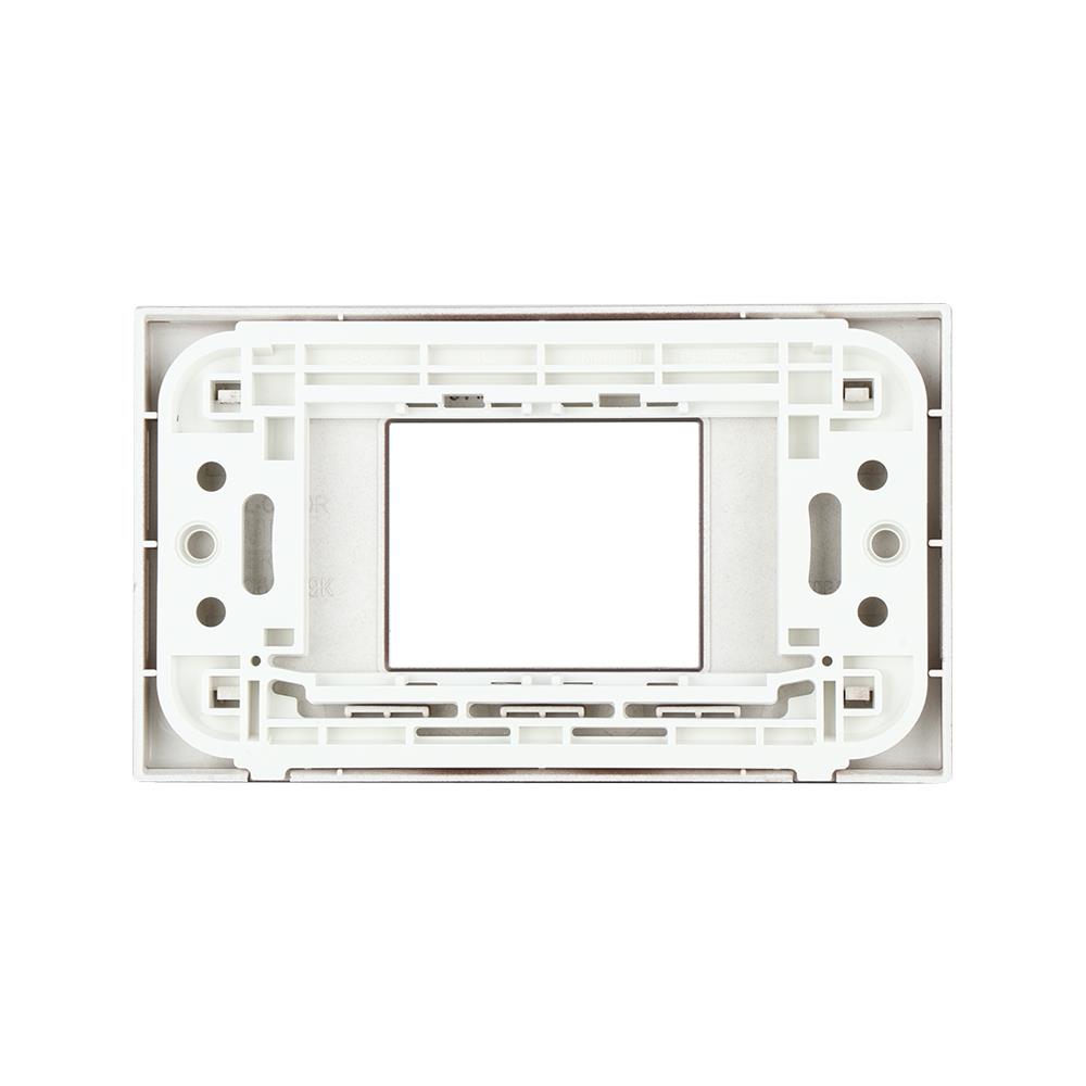 หน้ากาก 2 ช่องกลาง PANASONIC WEG68029MA สีน้ำตาล