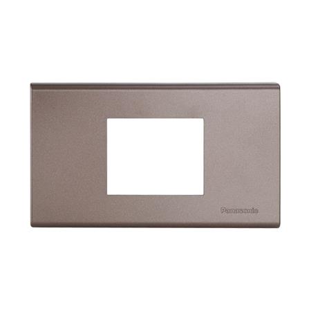 หน้ากาก 2 ช่องกลาง PANASONIC WEG68029MA สีน้ำตาล