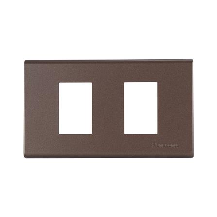 หน้ากาก 2 ช่อง PANASONIC WEG6802MA สีน้ำตาล_0