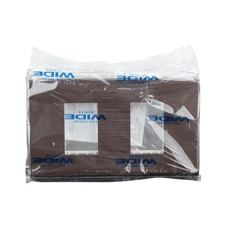 หน้ากาก 2 ช่อง PANASONIC WEG6802MA สีน้ำตาล_2