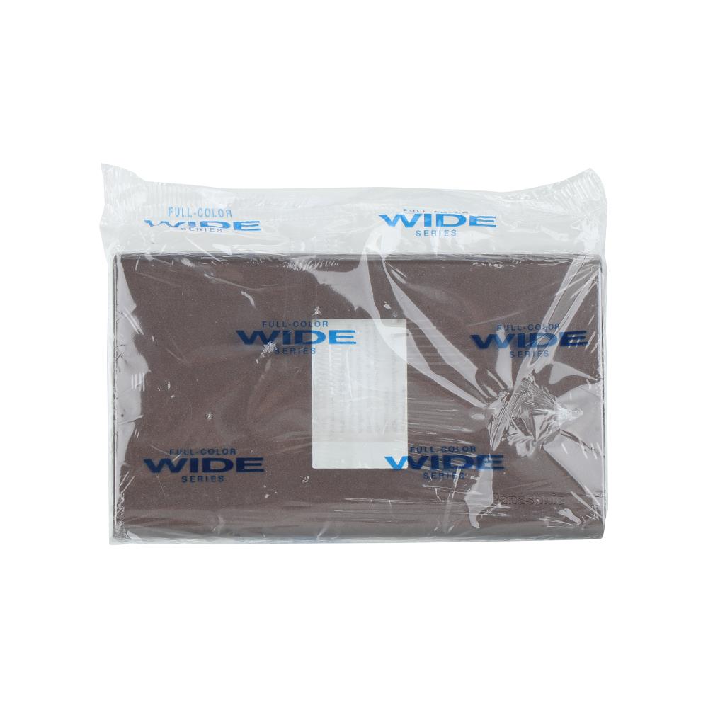 หน้ากาก 1 ช่อง PANASONIC WEG6801MA สีน้ำตาล