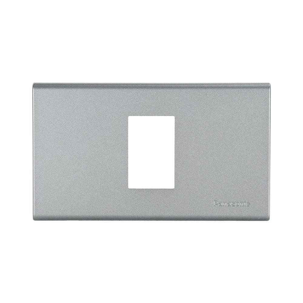 หน้ากาก 1 ช่อง PANASONIC WEG6801MH สีเทา