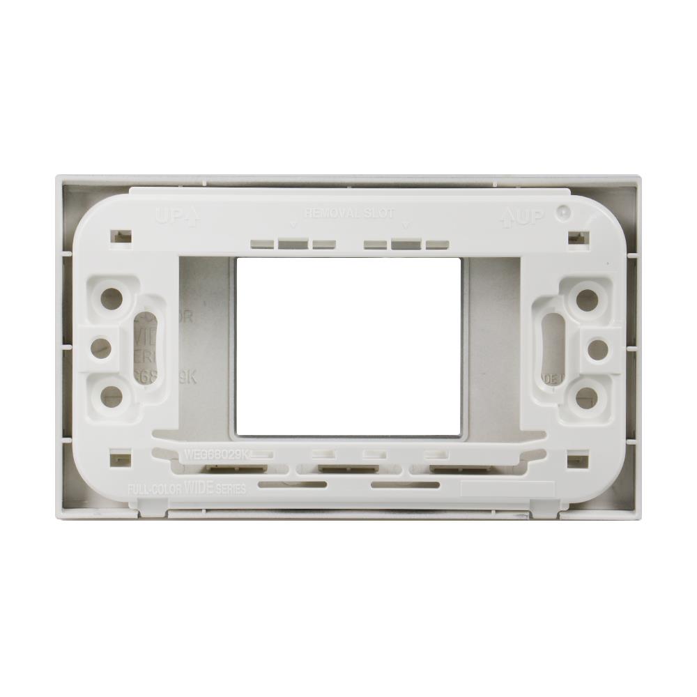 หน้ากาก 2 ช่องกลาง PANASONIC WEG68029MH สีเทา