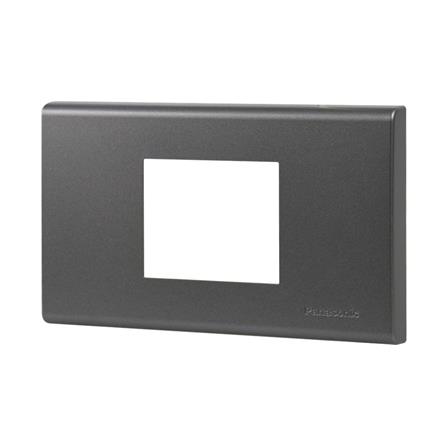 หน้ากาก 2 ช่องกลาง PANASONIC WEG68029MH สีเทา_1