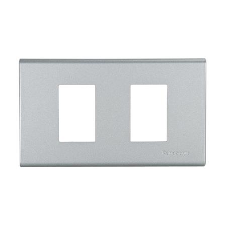 หน้ากาก 2 ช่อง PANASONIC WEG6802MH สีเทา_0