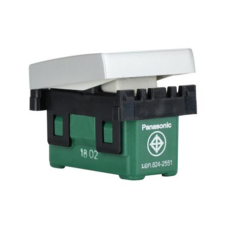 สวิตช์ 2 ทาง 1.5 ช่อง PANASONIC WEG5522MW สีเงิน_1