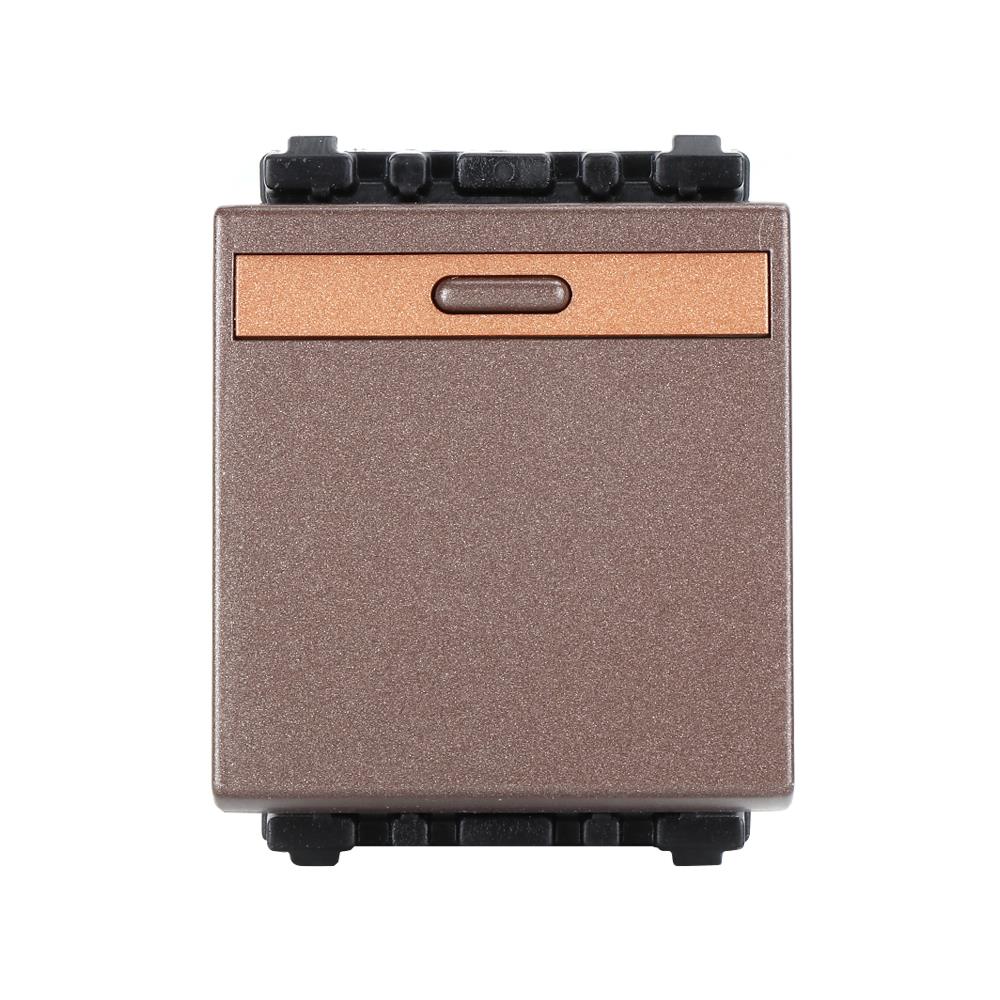 สวิตช์ 1 ทาง PANASONIC WEG5521 MA ขนาด 1.5 ช่อง สีน้ำตาล