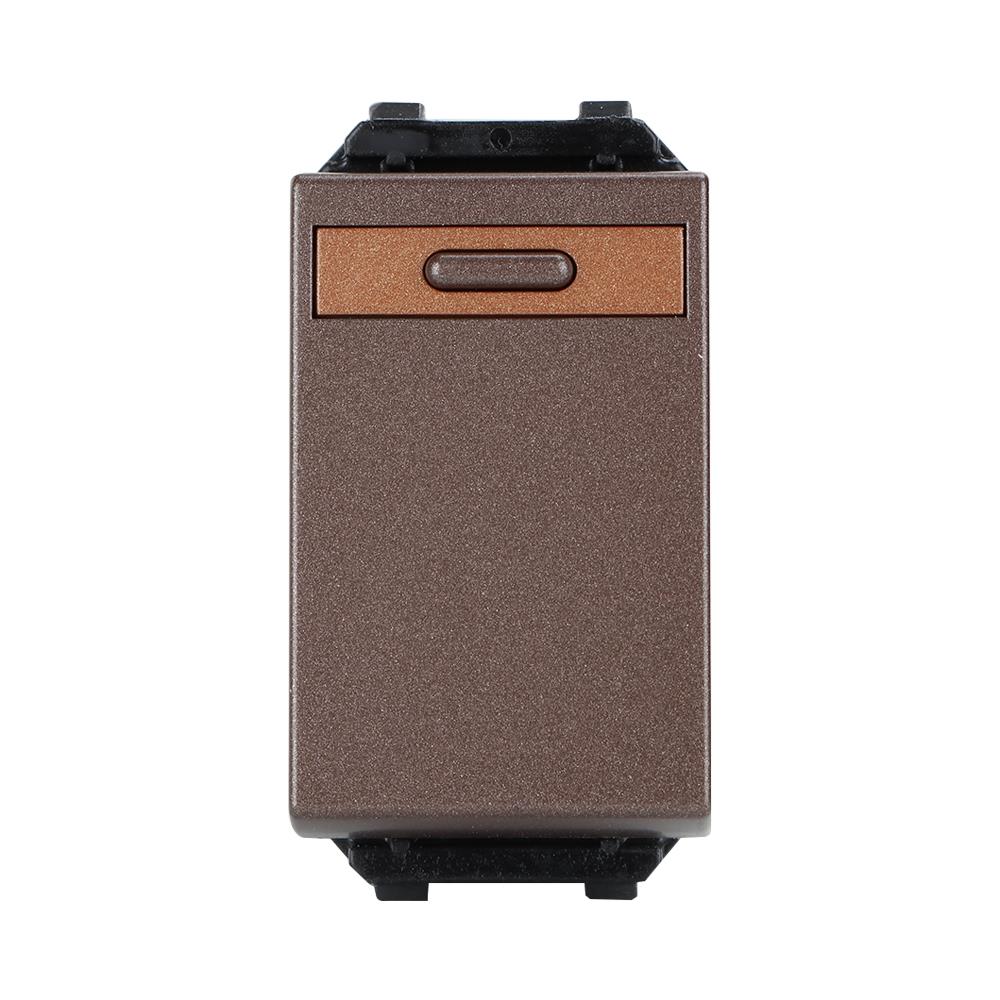 สวิตช์ 1 ทาง PANASONIC WEG5531 MA ขนาด 1 ช่อง สีน้ำตาล