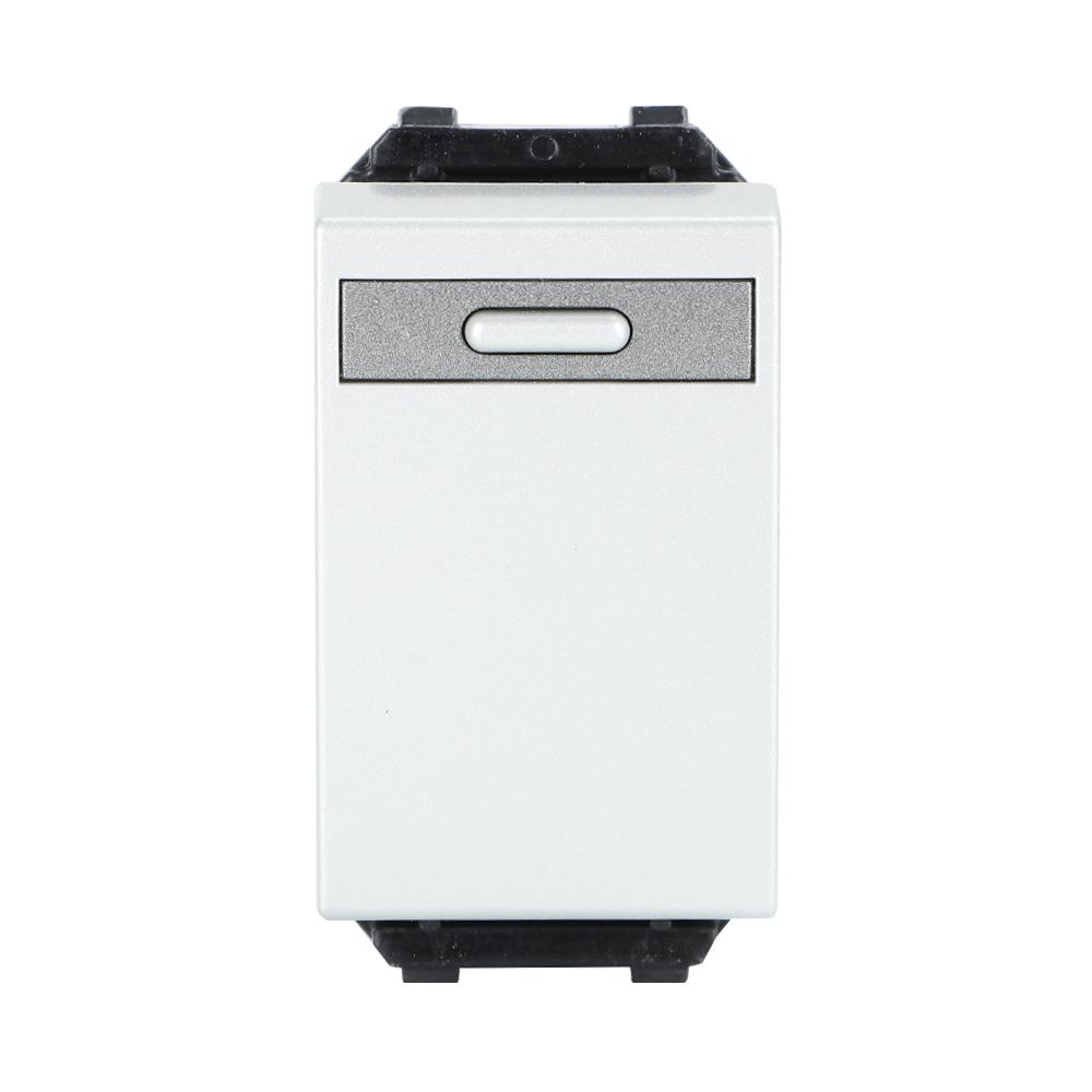 สวิตช์ 1 ทาง 1 ช่อง PANASONIC WEG5531 MW สีเงิน