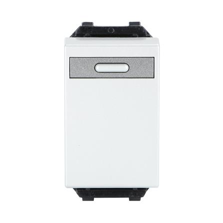 สวิตช์ 1 ทาง 1 ช่อง PANASONIC WEG5531 MW สีเงิน