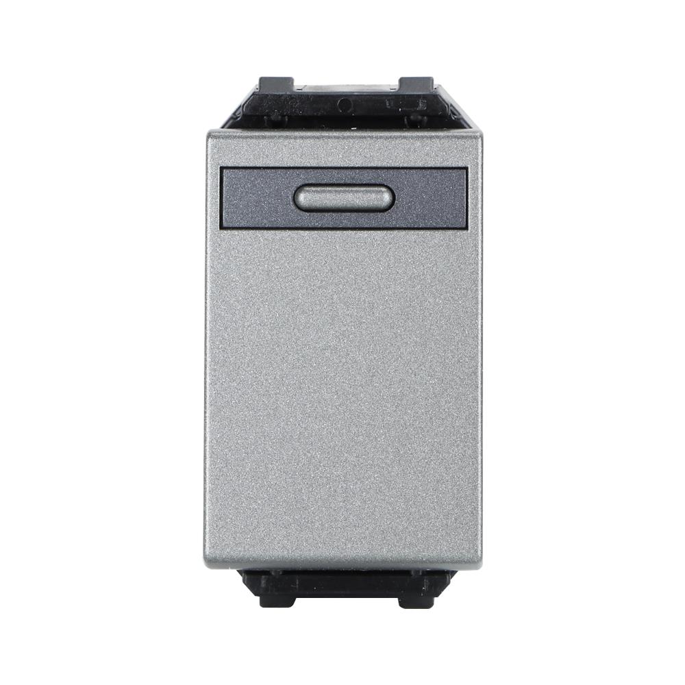 สวิตช์ 1 ทาง PANASONIC WEG5531 MH  ขนาด 1 ช่อง สีเทาดำ