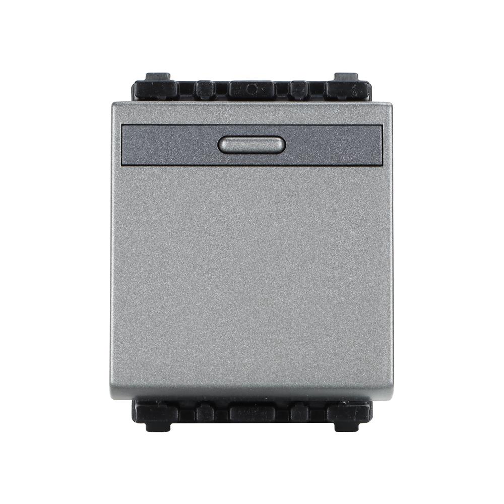 สวิตช์ 1 ทาง PANASONIC WEG5521 MH ขนาด 1.5 ช่องสีเทาดำ