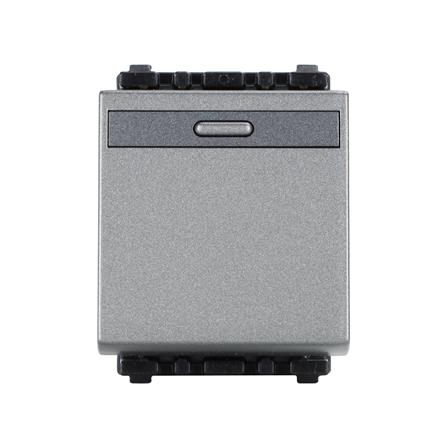 สวิตช์ 1 ทาง PANASONIC WEG5521 MH ขนาด 1.5 ช่องสีเทาดำ