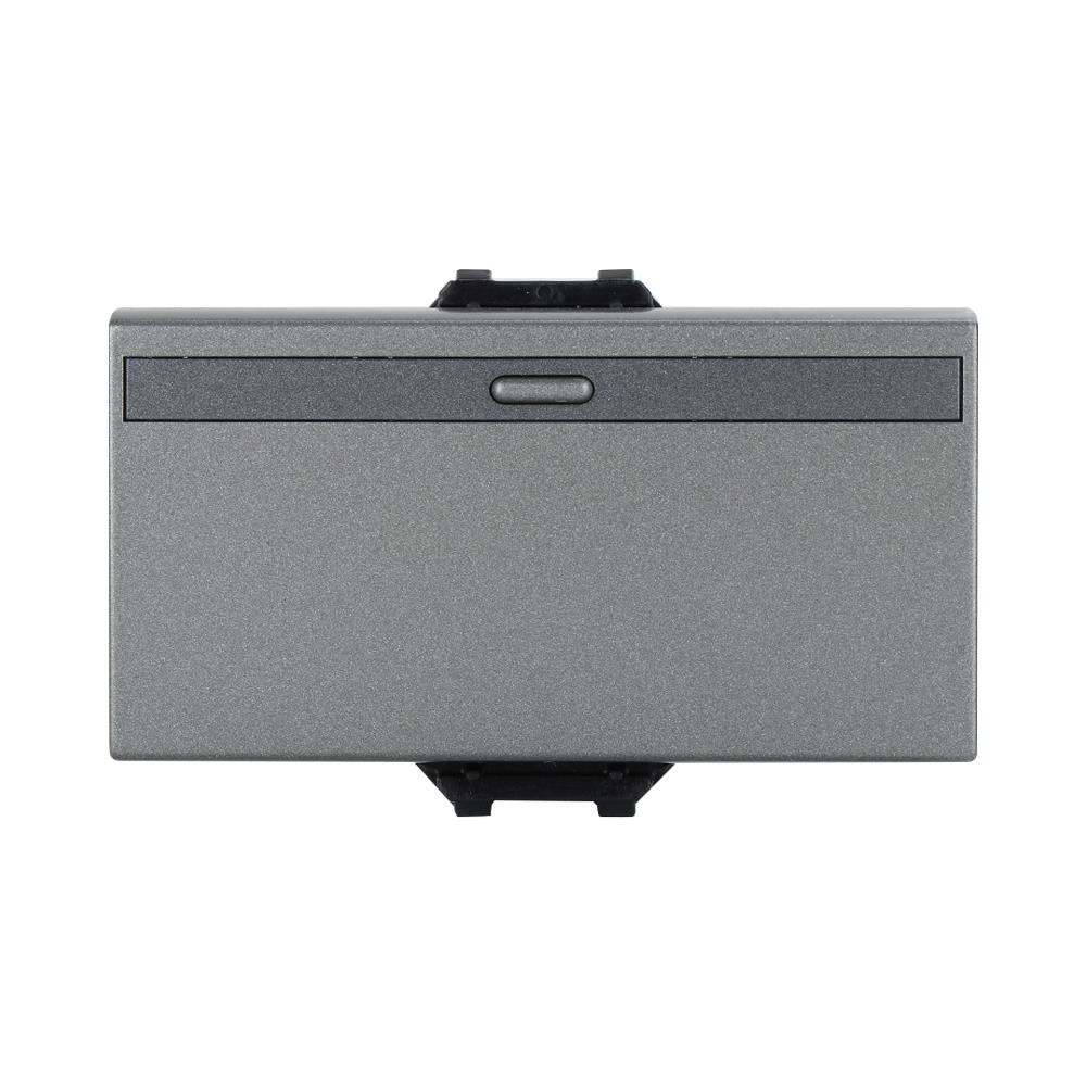 สวิตช์ 1 ทาง PANASONIC WEG5511 MH ขนาด 3 ช่อง สีเทาดำ