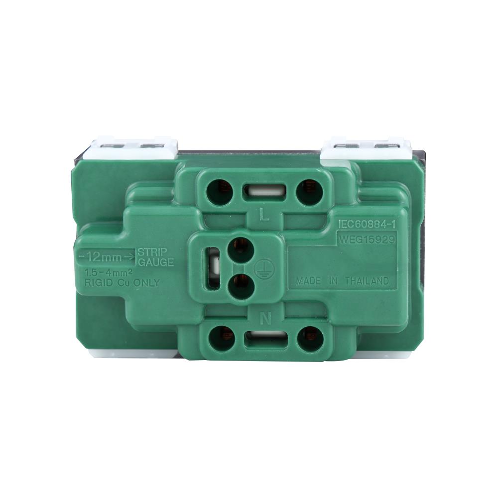 เต้ารับคู่ 3 ขา PANASONIC WEG15929 H สีเทา