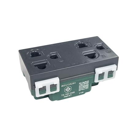 เต้ารับคู่ 3 ขา PANASONIC WEG15929 H สีเทา_3