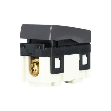 สวิตช์กดกระดิ่ง 1 ช่อง PANASONIC WEG5401-7H สีเทา_1