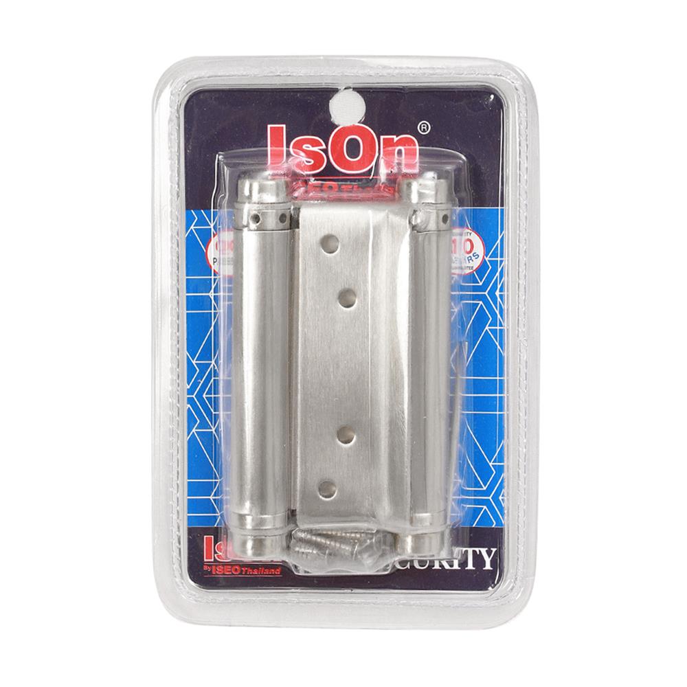 บานพับสปริง ISON DA 4 นิ้ว สีสเตนเลส