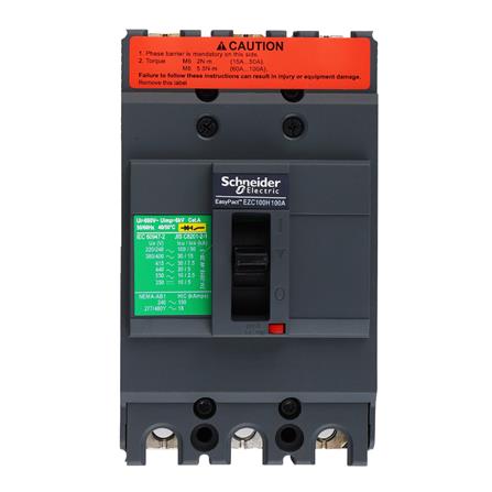 เมนเซอร์กิตเบรกเกอร์ 100 แอมป์ 3 เฟส SCHNEIDER รุ่น EZC100H3100T_1