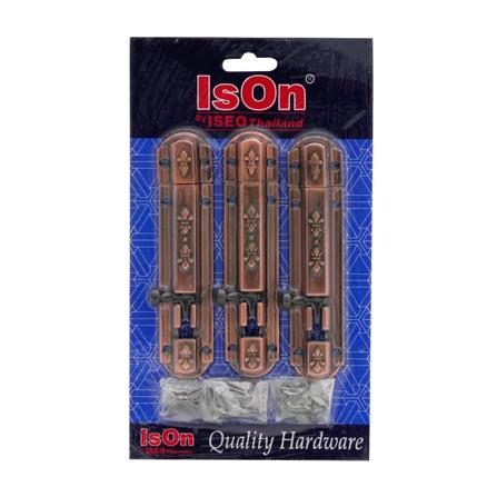 กลอนทั่วไป ISON 128 4 นิ้ว สีทองแดงรมดำ_2