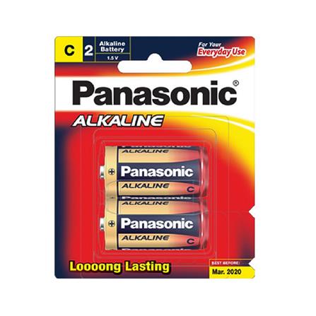 ถ่านอัลคาไลน์ PANASONIC C LR14T แพ็ก 2 ก้อน