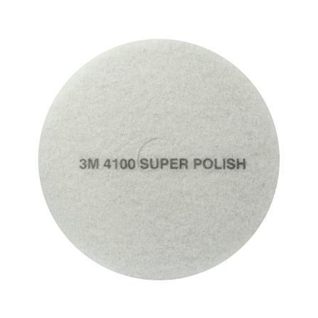 แผ่นสก๊อตไบรท์ขัดเงา 3M Z052-0120 18 นิ้ว สีขาว_0