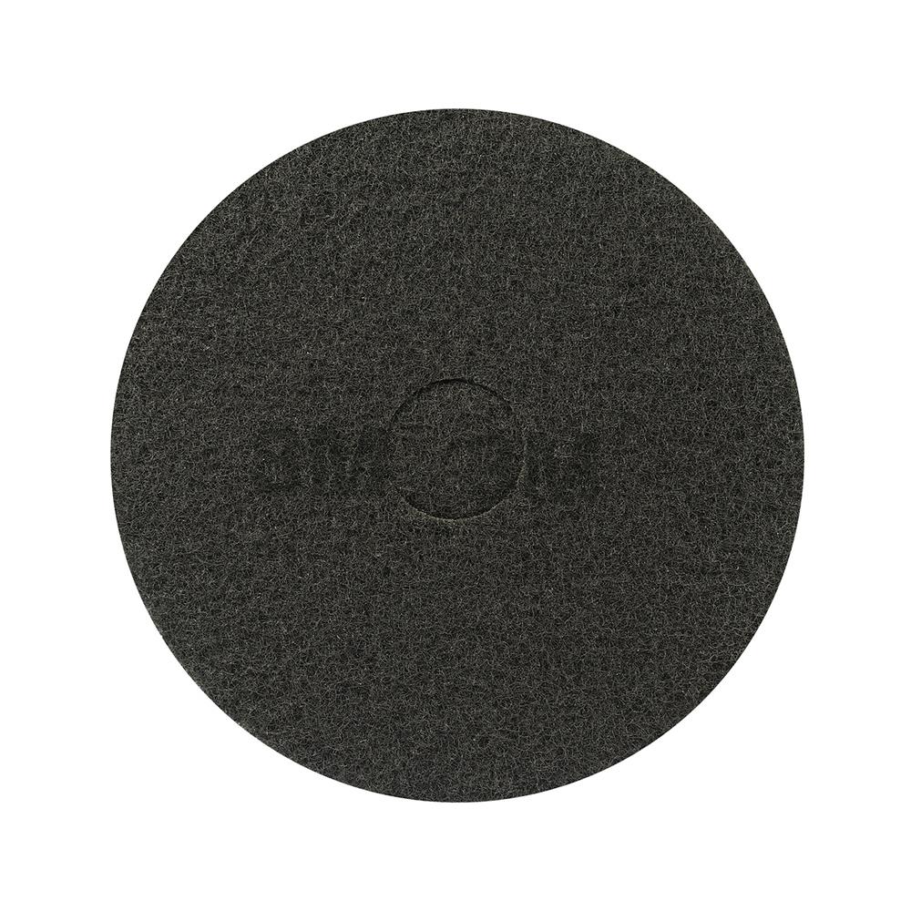 แผ่นสก๊อตไบรท์ขัดพื้น 3M Z052-0100 18 นิ้ว สีดำ