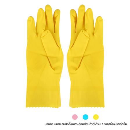 ถุงมือยาง POLY-BRITE COMFORT SIZE L คละสี_0