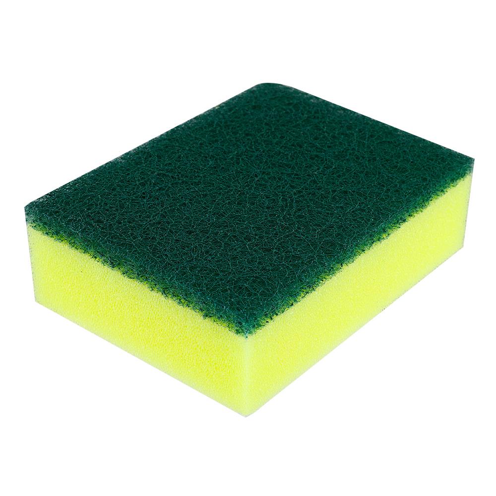 ฟองน้ำพร้อมใยขัด POLY-BRITE 307-04 7.5x11 ซม.