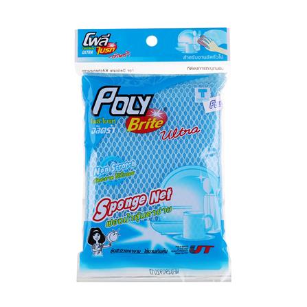 ฟองน้ำหุ้มตาข่าย POLY-BRITE 407-04 13x10x2 ซม.