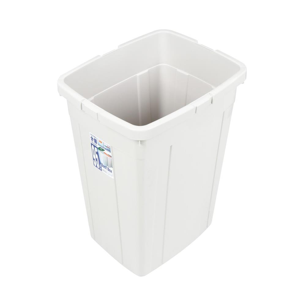 ถังขยะเหลี่ยม ฝาเปิด-ปิด KEY WAY 95L สีน้ำเงิน/ม่วง