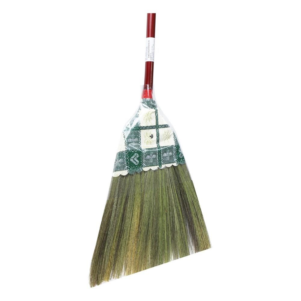 GRASS FLOWER BROOM WITH PLASTIC HANDLE CIT