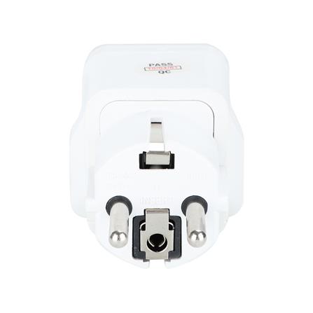 ปลั๊กแปลง 2 ขากลม TOSHINO DD-P4S สีขาว_1