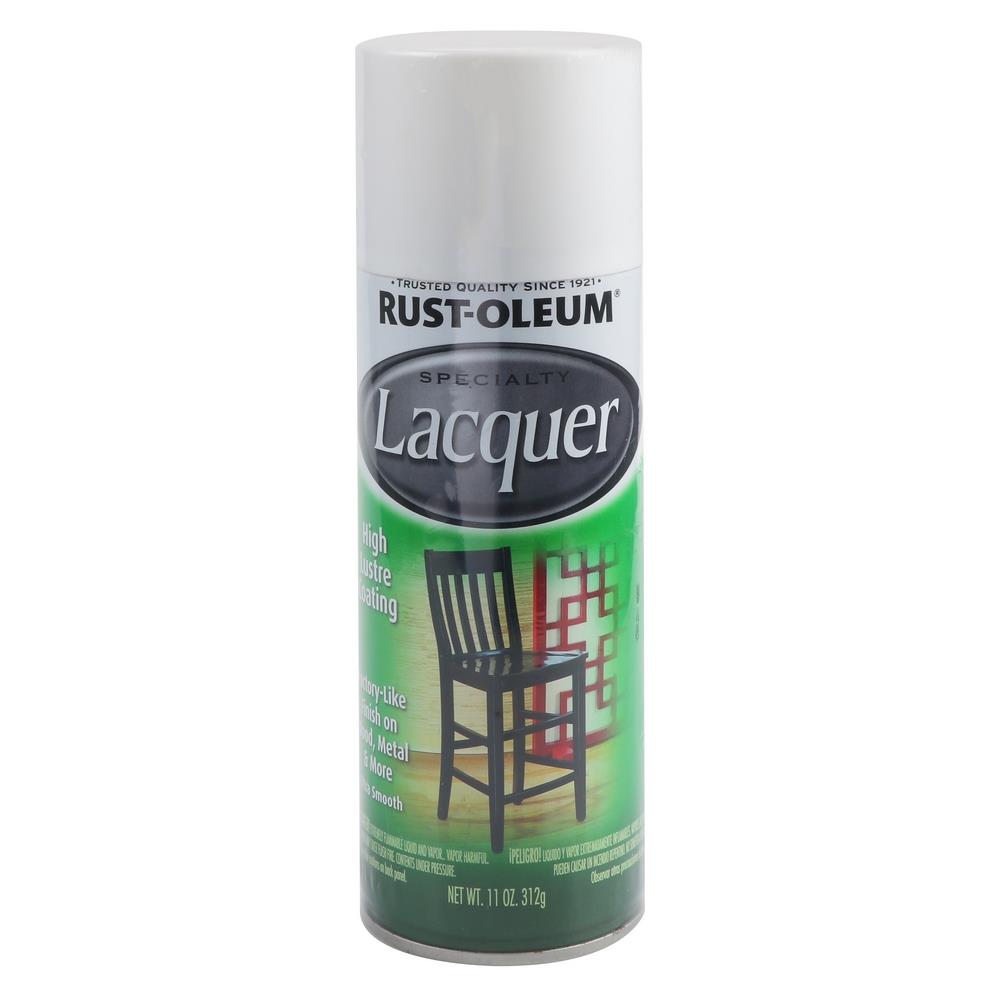 สีสเปรย์ แล็กเกอร์ RUST-OLEUM สีขาว 11 ออนซ์