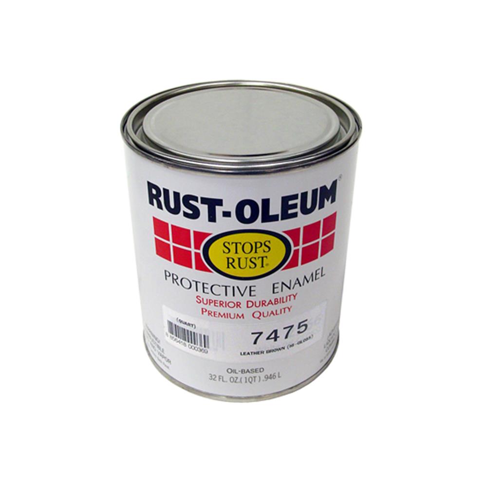 สีน้ำมัน RUST-OLEUM 7475-4 สีน้ำตาล เงา 1/4 แกลลอน