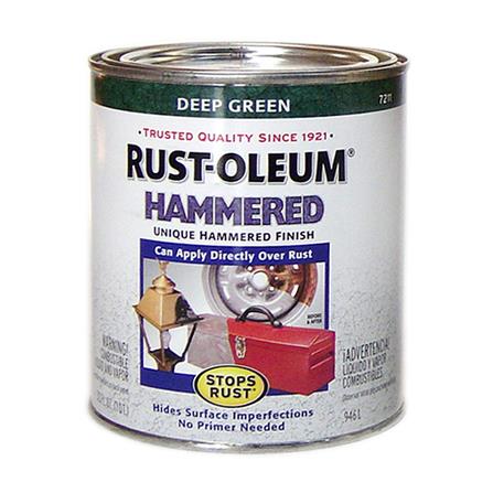 สีน้ำมันลายค้อน RUST-OLEUM 7211 สีเขียว 1/4 แกลลอน