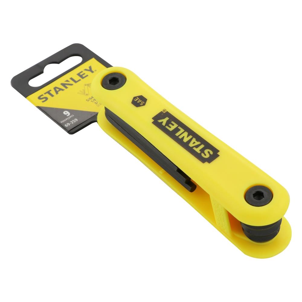 ประแจหกเหลี่ยม STANLEY 69-259 9 ชิ้น/ชุด