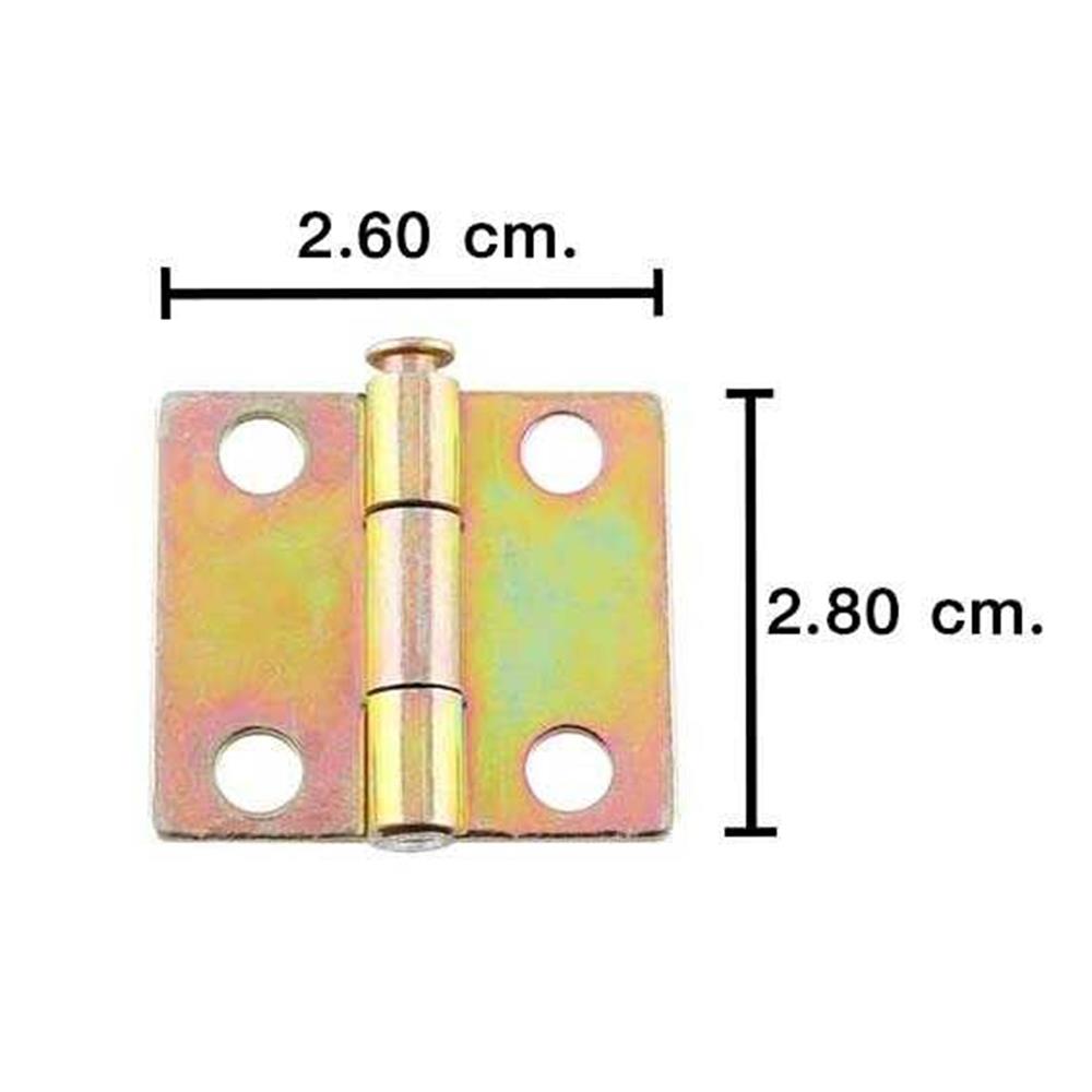 บานพับผีเสื้อถอดไม่ได้ ST-100Y แพ็ก 4 ชิ้น