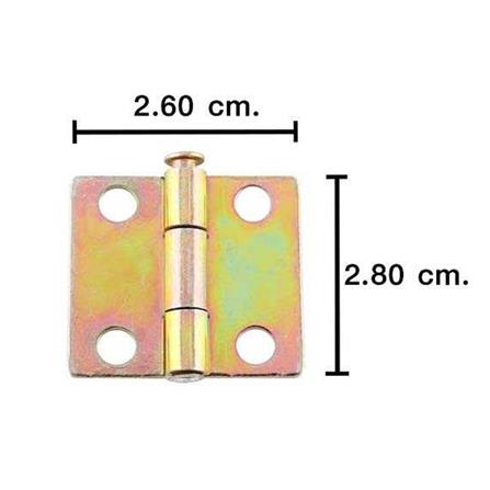 บานพับผีเสื้อถอดไม่ได้ ST-100Y แพ็ก 4 ชิ้น_3