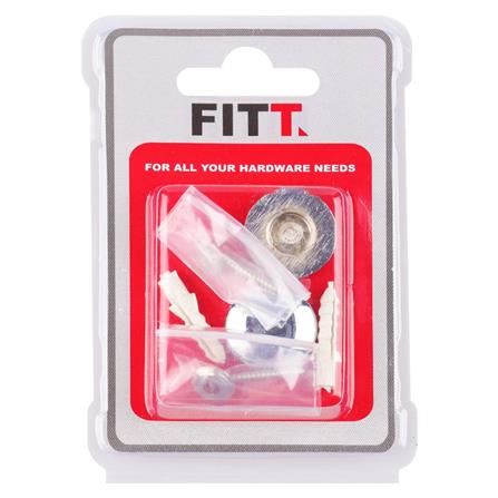 ตัวยึดกระจก FITT MZ-25 สีโครม แพ็ก 2 ชุด_1