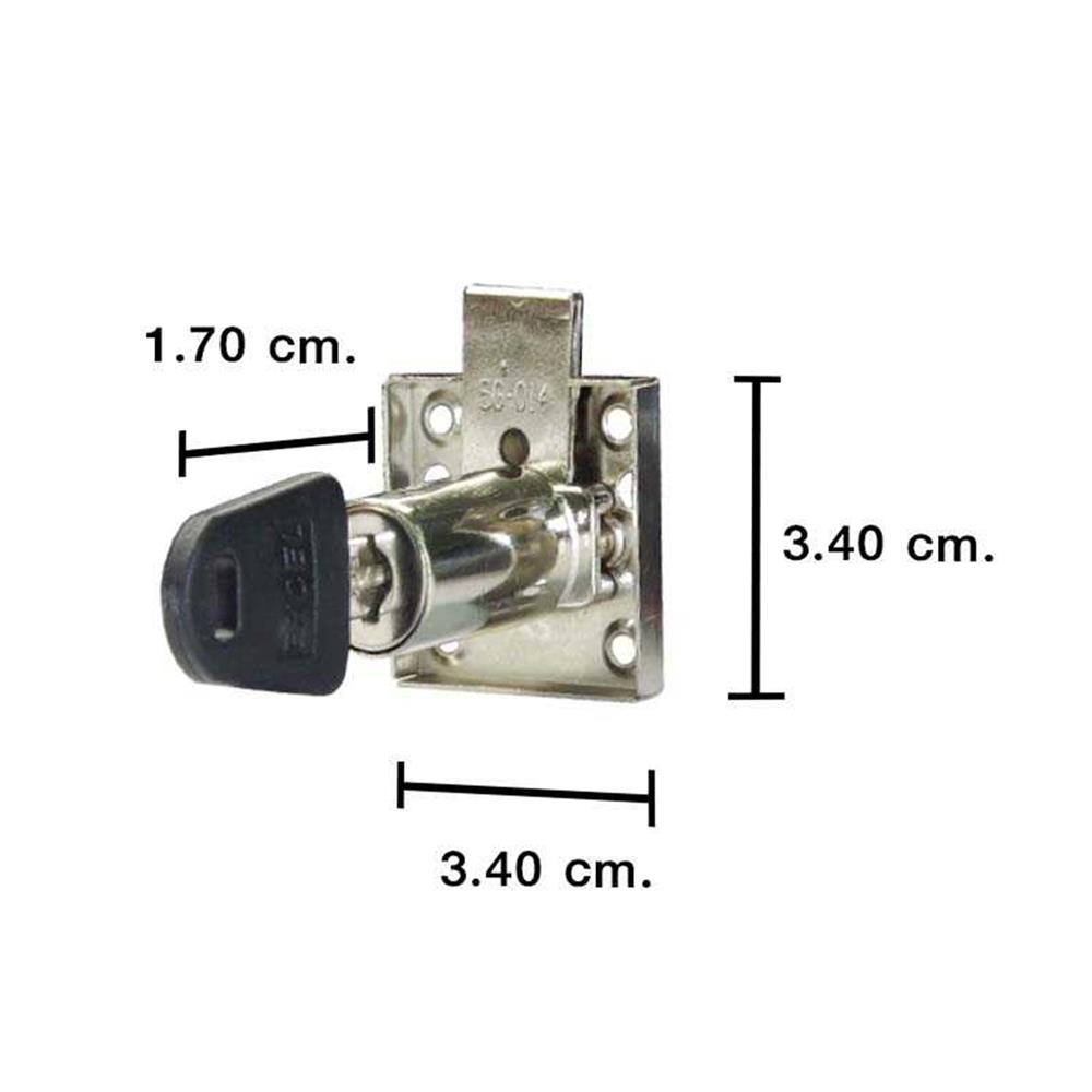 กุญแจล็อกลิ้นชัก FITT EX-669 1 ชุด