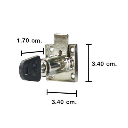 กุญแจล็อกลิ้นชัก FITT EX-669 1 ชุด_3