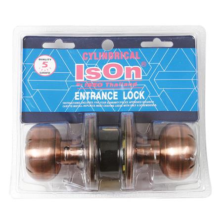 ลูกบิดทั่วไป ISON 8927 AC หัวจัน สีทองแดงรมดำ_0