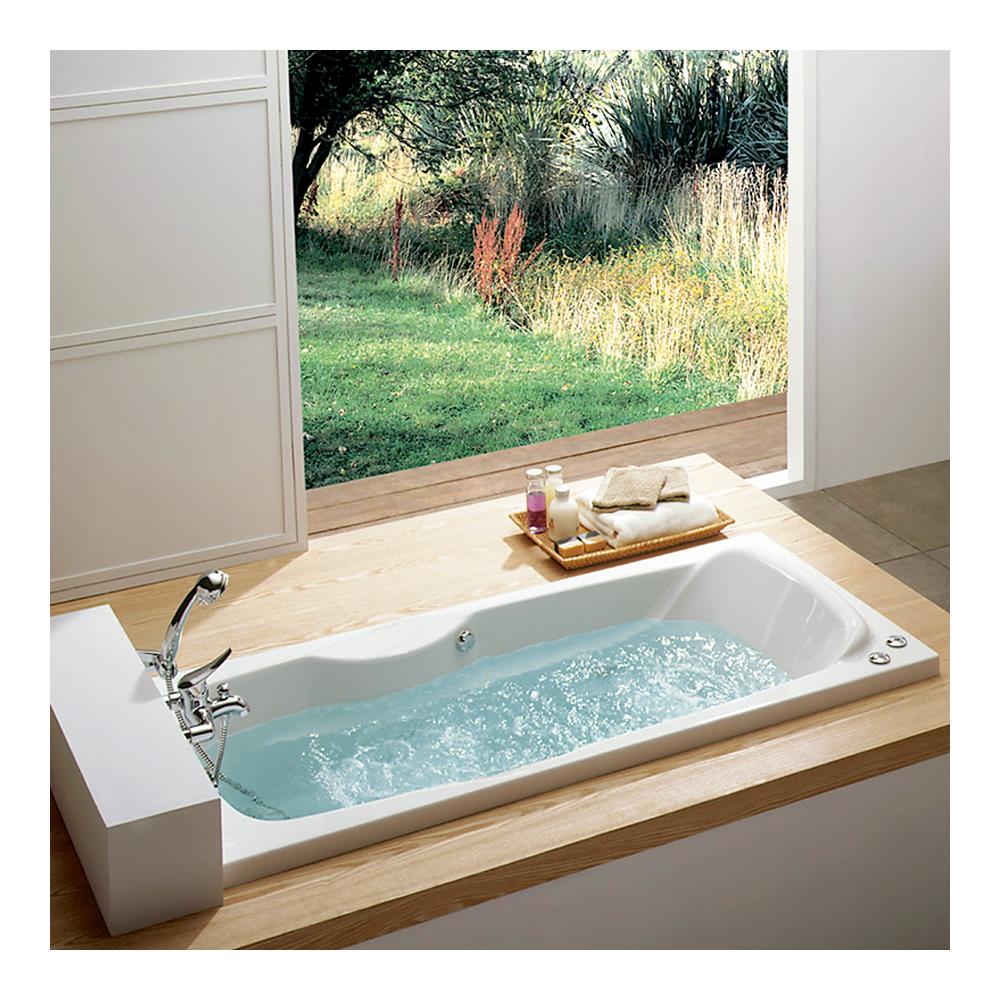 อ่างน้ำวน CRISTINA CT-PA160075WP 160 ซม. สีขาว