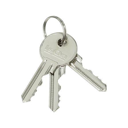 กุญแจบานเลื่อน ISEO 498AC สีทองแดงรมดำ_3