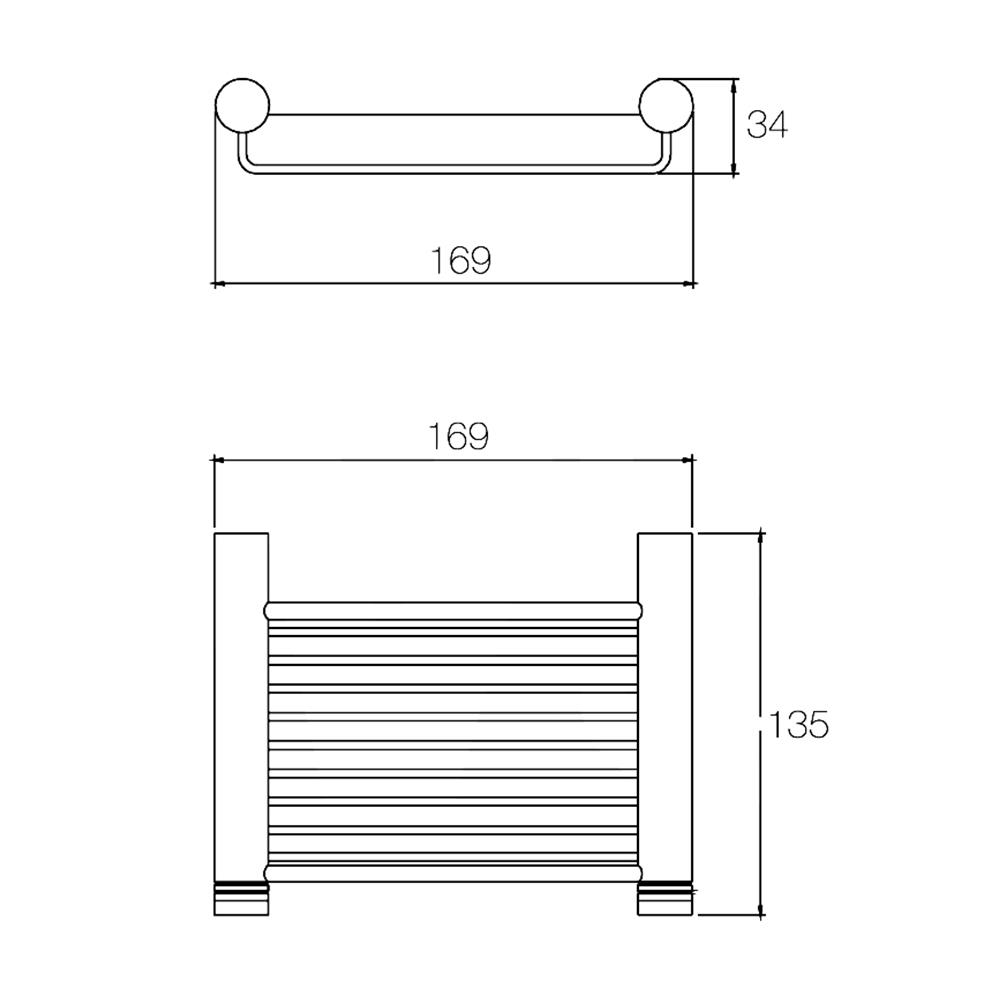ตะแกรงวางของ WS ZS-5015 สเตนเลส