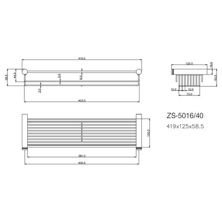 ตะแกรงวางของ WS ZS-5016-40 สเตนเลส_2