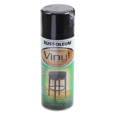 สีสเปรย์ไวนิล RUST-OLEUM ดำ 11 ออนซ์_0