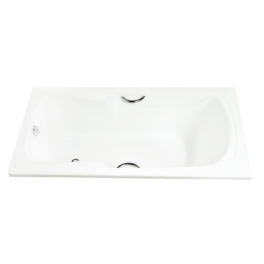 อ่างอาบน้ำ CRISTINA OZ-HE170080BT 170 ซม. สีขาว